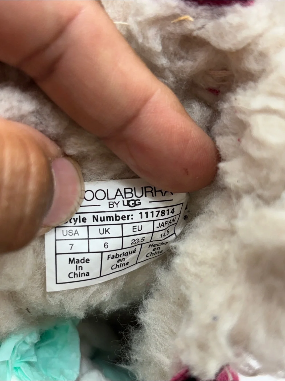 Koolaburra by Ugg boots for baby SZ 7, box 56